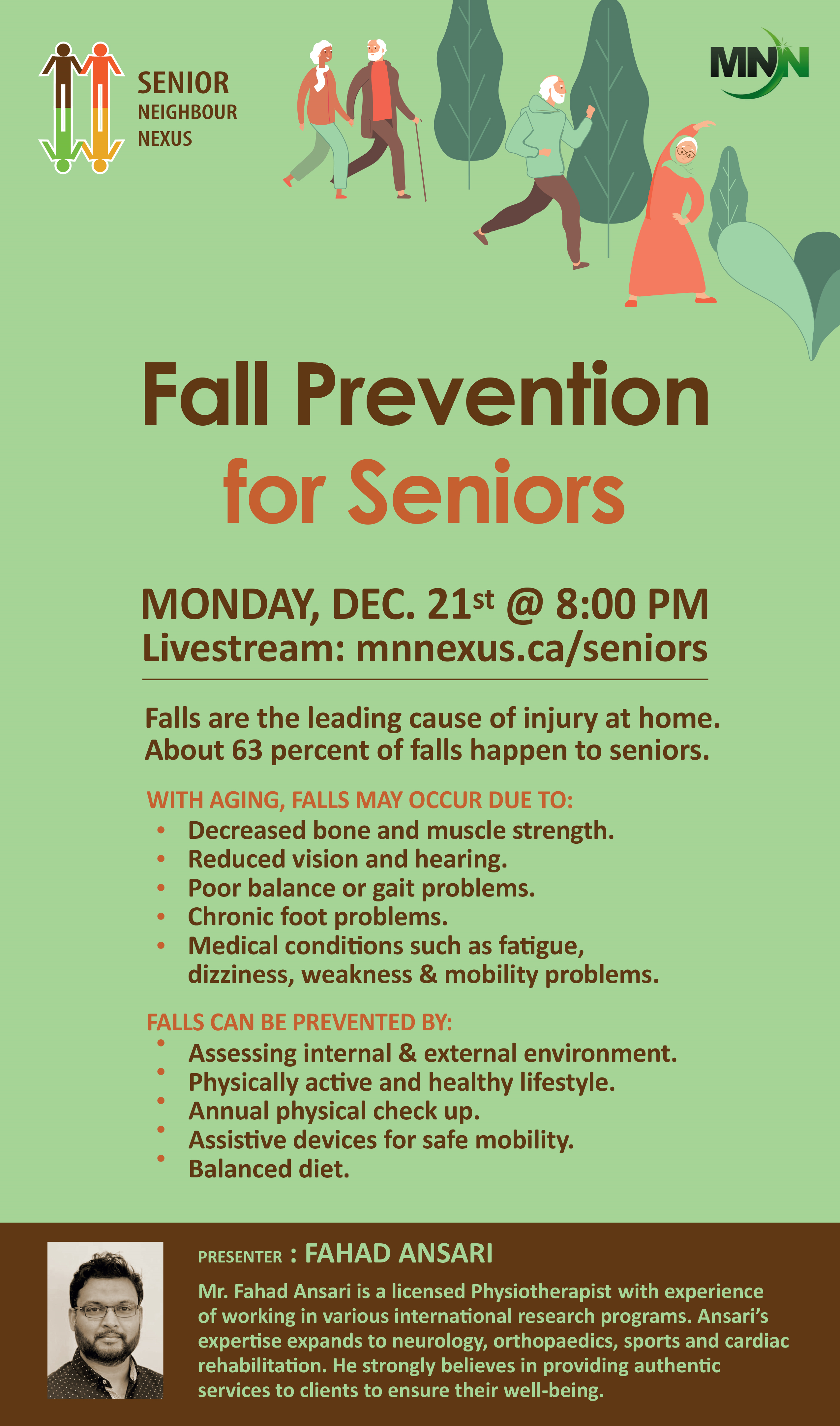 Fall Prevention for Seniors – Senior Neighbour Nexus – MNN